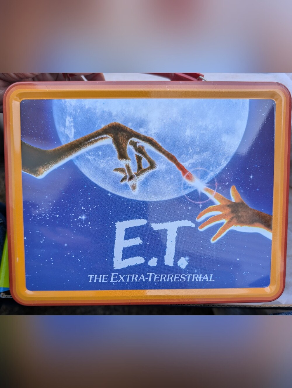E.T. The Extra-Terrestrial Aquarius Lunch Box 9" X 6" X 4" NICE CONDITION